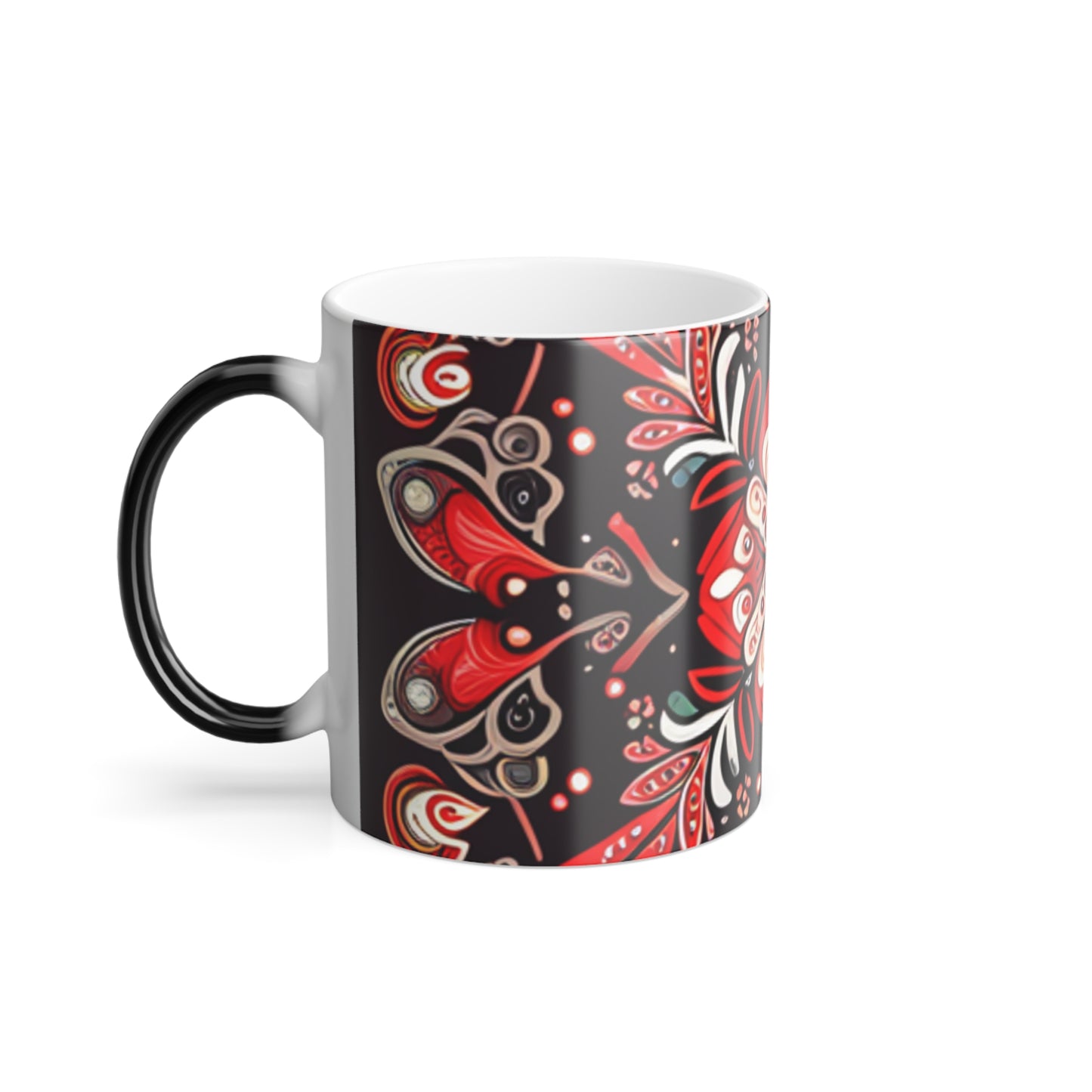 Paisley Pattern Color Morphing Mug, 11oz