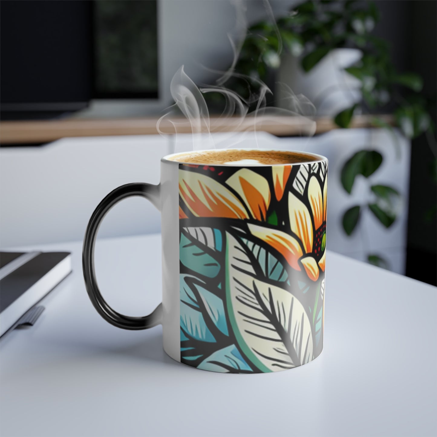 Flowers Color Morphing Mug, 11oz