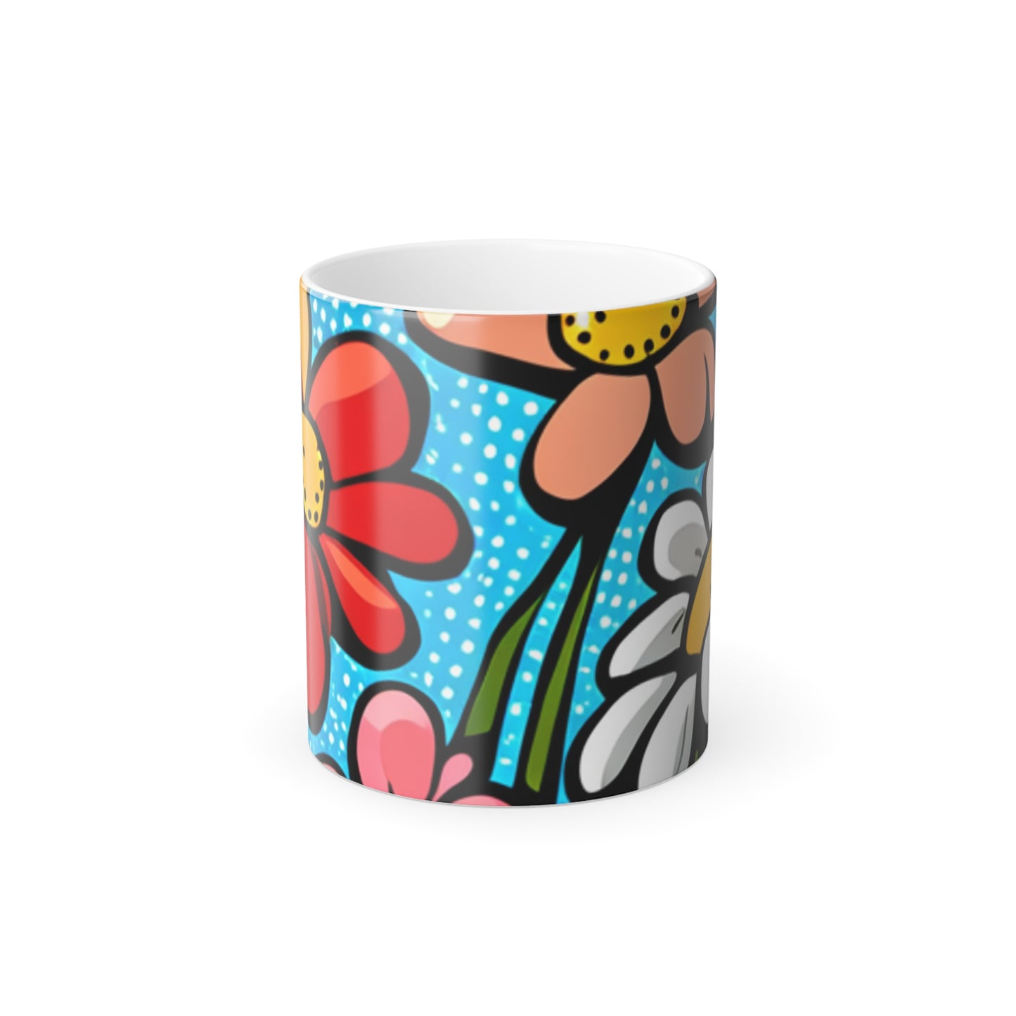 Daisy Color Morphing Mug, 11oz