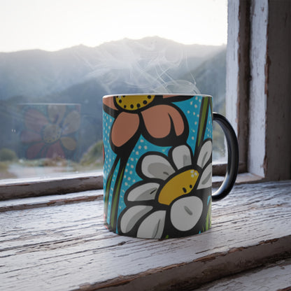 Daisy Color Morphing Mug, 11oz