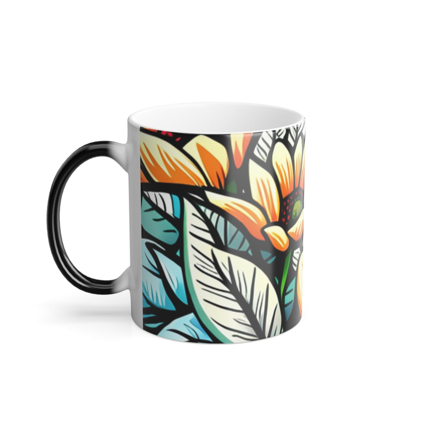 Flowers Color Morphing Mug, 11oz