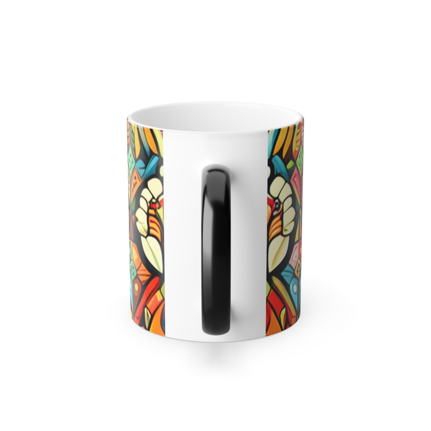 Kaleidoscope Design Color Morphing Mug, 11oz