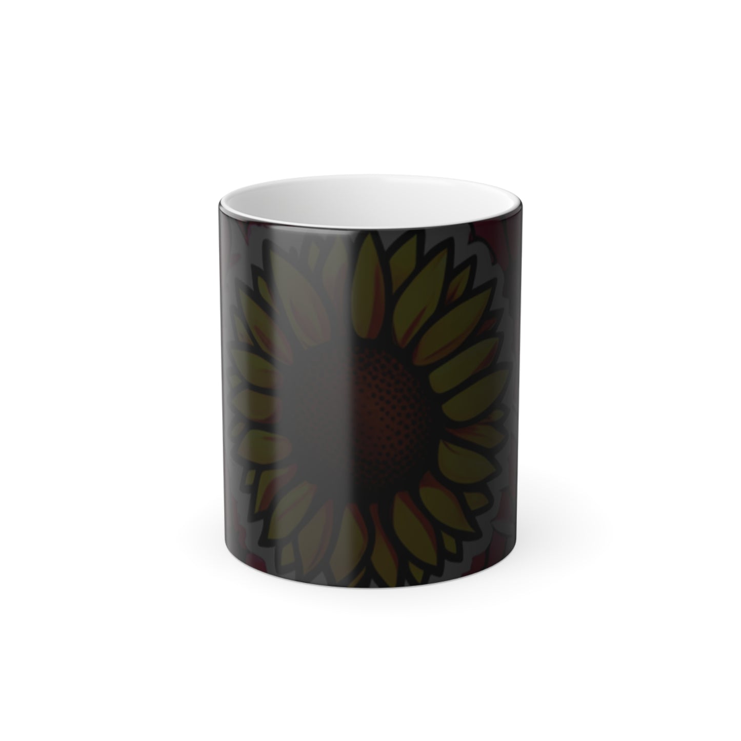 Sunflower & Cherry Blossom Color Morphing Mug, 11oz