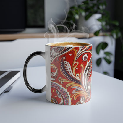 Paisley Color Morphing Mug, 11oz