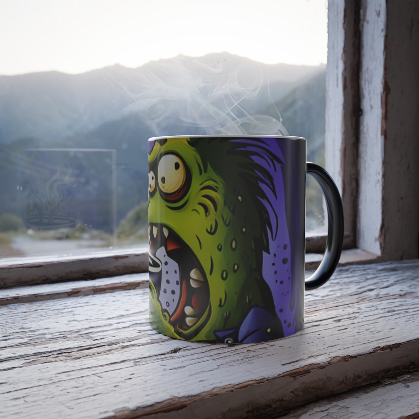 Coffee Monster Color Morphing Mug, 11oz