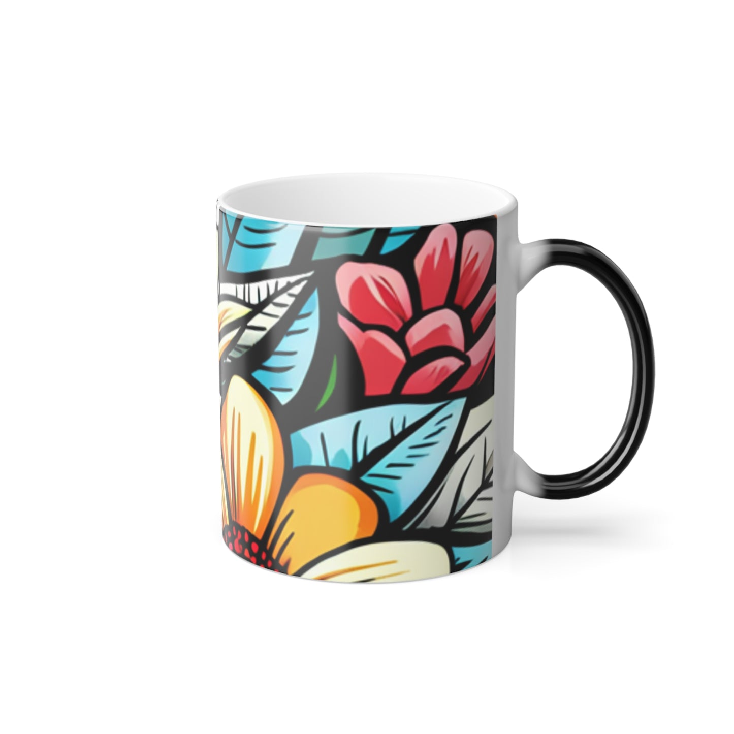 Flowers Color Morphing Mug, 11oz