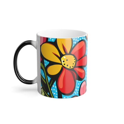 Daisy Color Morphing Mug, 11oz