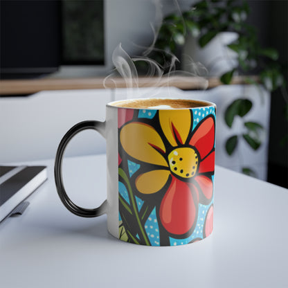 Daisy Color Morphing Mug, 11oz