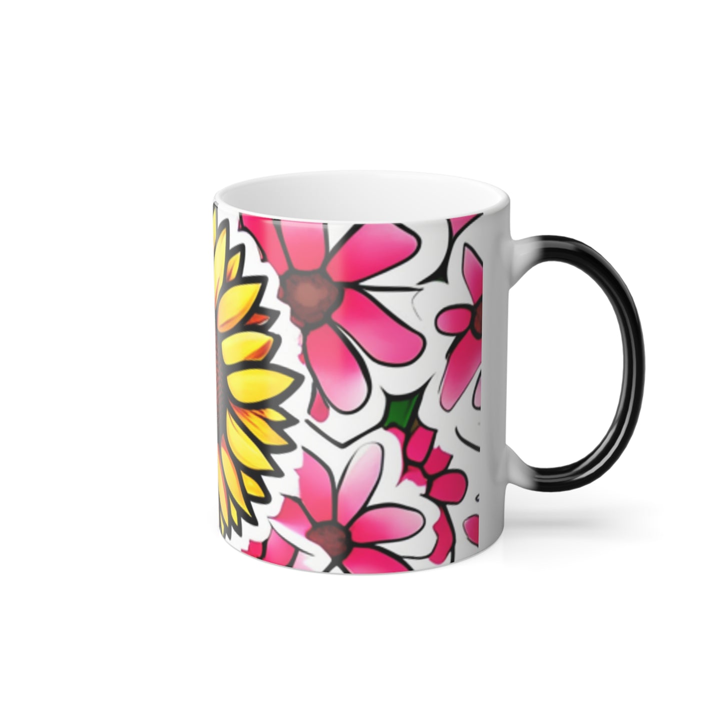 Sunflower & Cherry Blossom Color Morphing Mug, 11oz