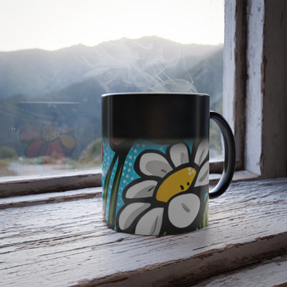 Daisy Color Morphing Mug, 11oz