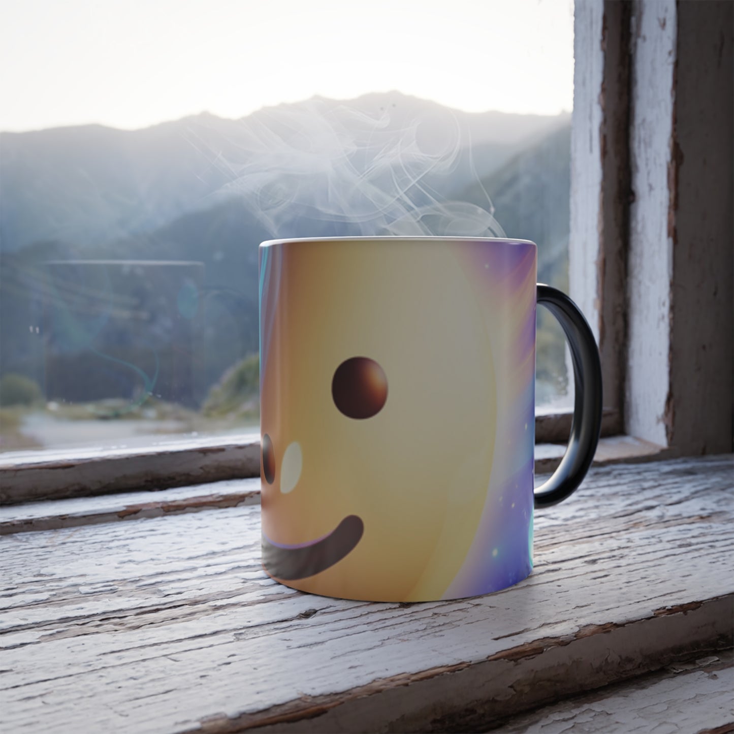 Smiley Color Morphing Mug, 11oz