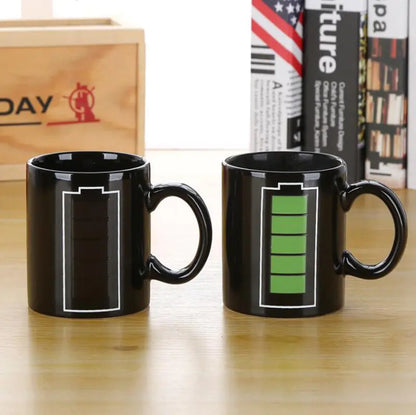 Color Morphing Battery Level Mug