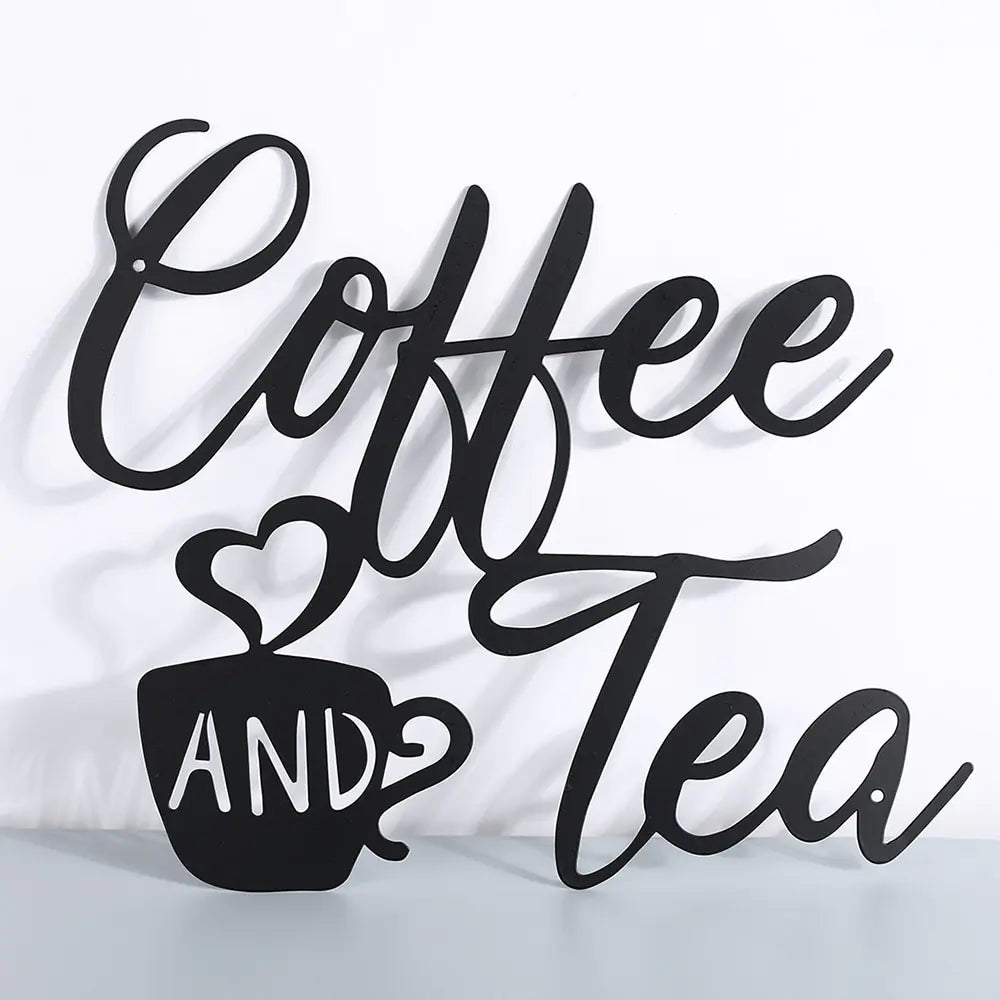 Coffee And Tea Wall Sign