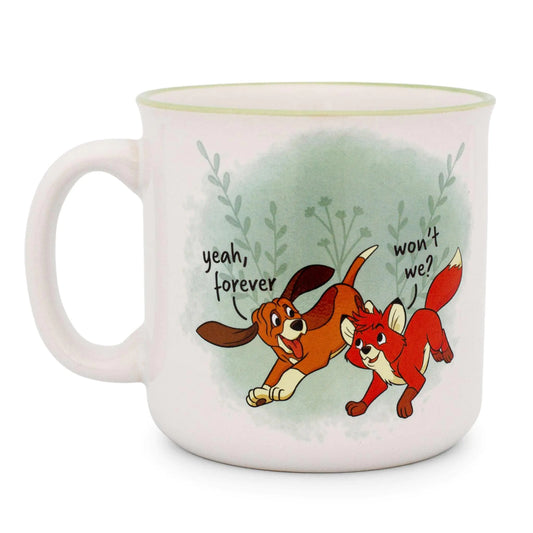 Disney Fox and the Hound "Friends Forever" Ceramic Camper Mug 20oz